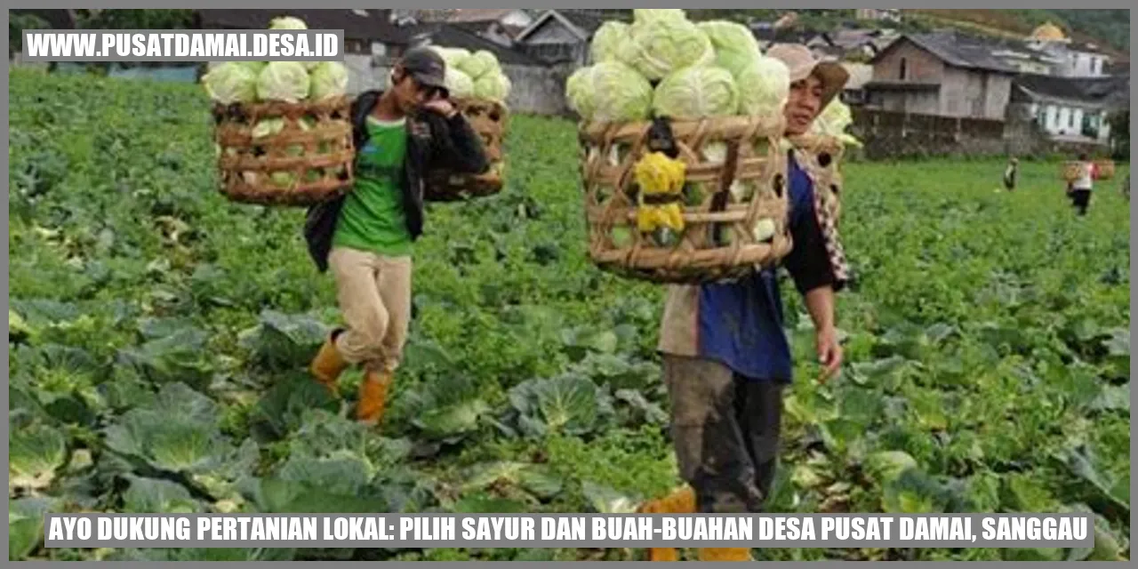 Ayo Dukung Pertanian Lokal: Pilih Sayur dan Buah-buahan Desa Pusat Damai, Sanggau