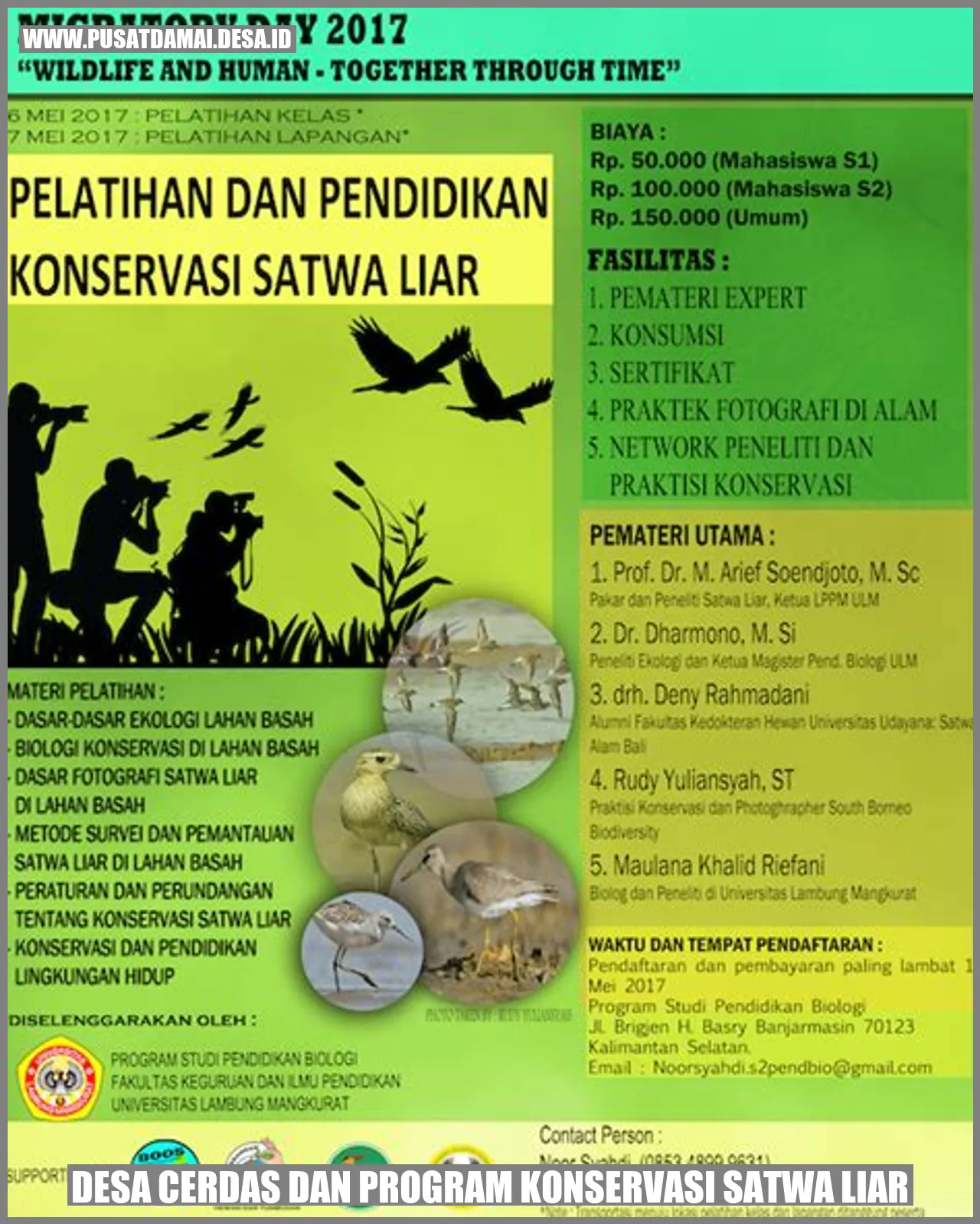 Desa Cerdas dan Program Konservasi Satwa Liar