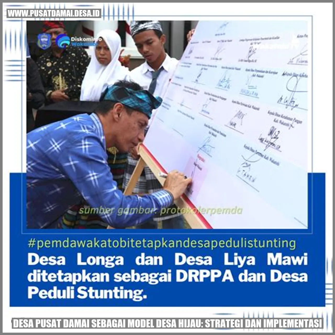 Desa Pusat Damai sebagai Model Desa Hijau: Strategi dan Implementasi