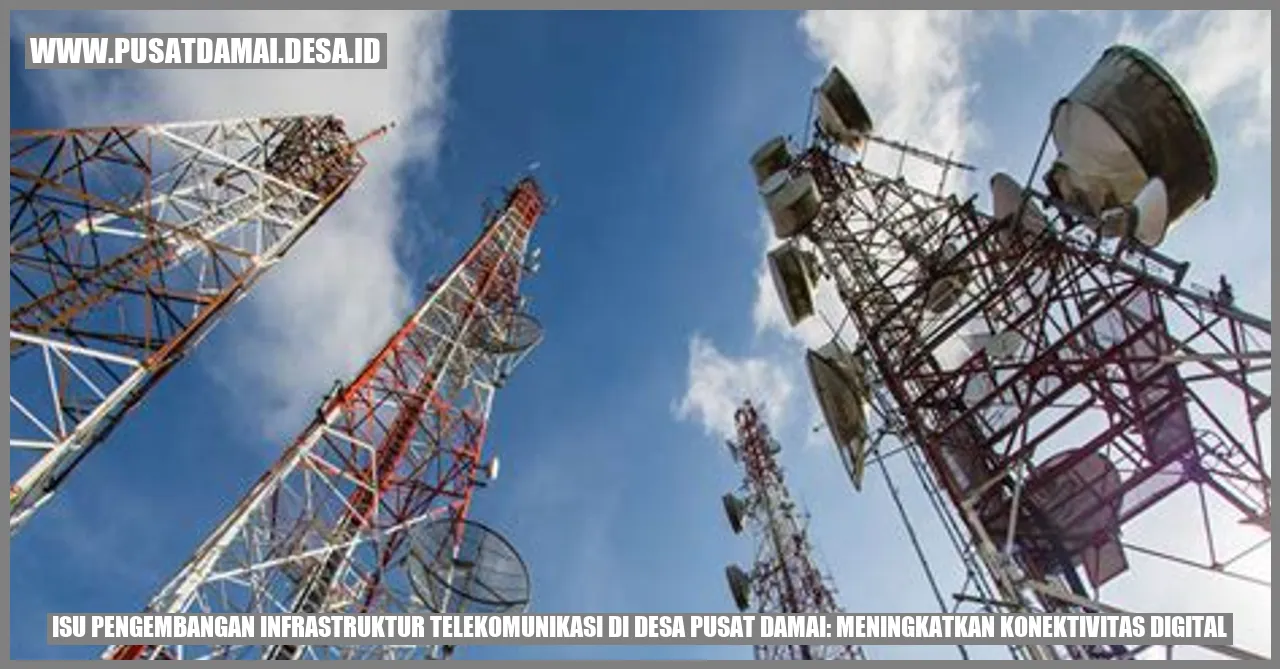 Isu Pengembangan Infrastruktur Telekomunikasi di Desa Pusat Damai: Meningkatkan Konektivitas Digital