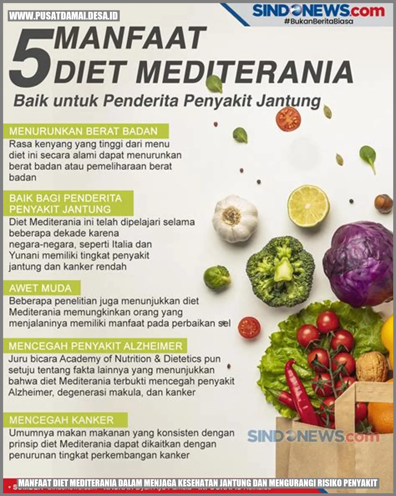 Manfaat Diet Mediterania dalam Menjaga Kesehatan Jantung dan Mengurangi Risiko Penyakit