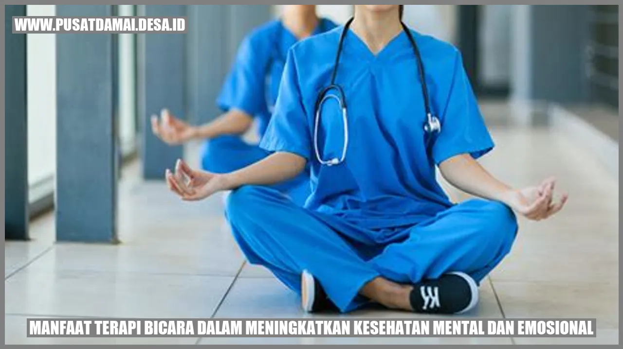 Manfaat Terapi Bicara dalam Meningkatkan Kesehatan Mental dan Emosional