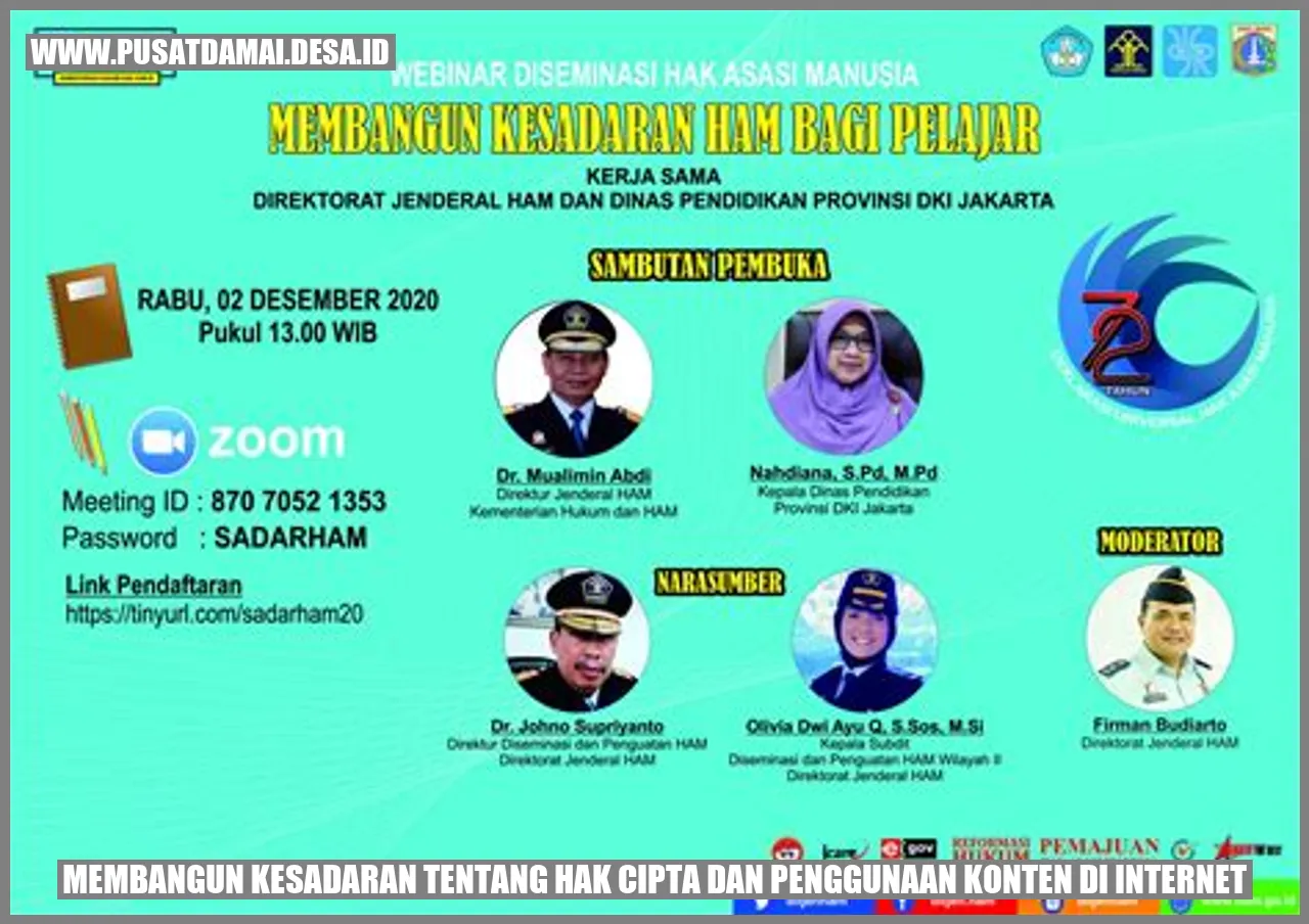 Membangun Kesadaran tentang Hak Cipta dan Penggunaan Konten di Internet