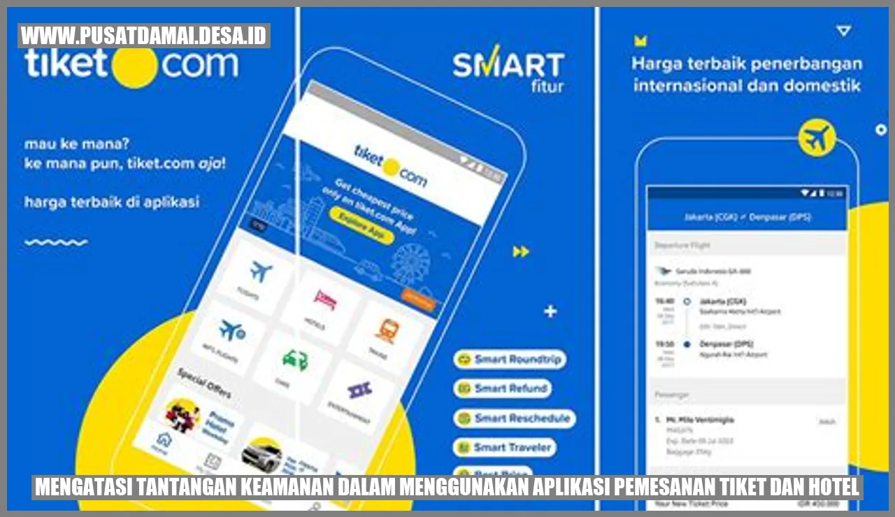 Mengatasi Tantangan Keamanan dalam Menggunakan Aplikasi Pemesanan Tiket dan Hotel