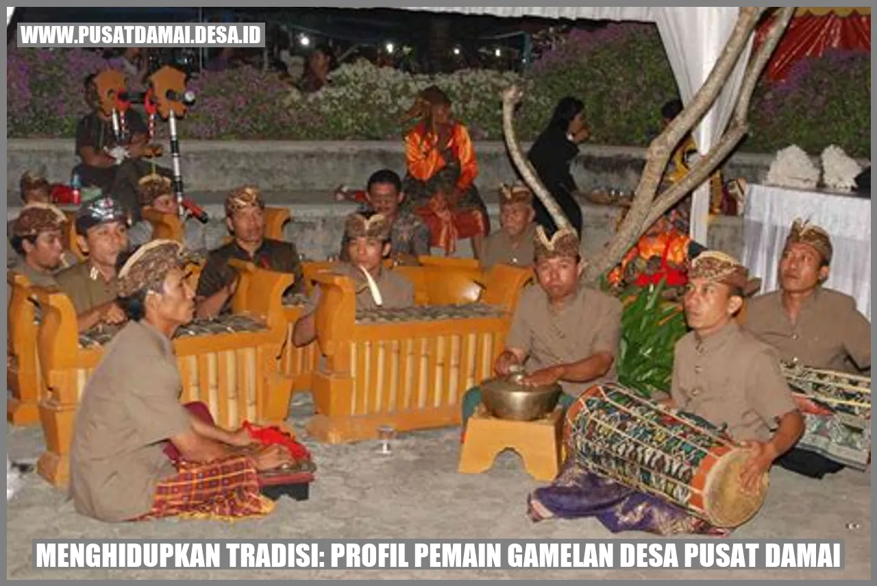 Menghidupkan Tradisi: Profil Pemain Gamelan Desa Pusat Damai