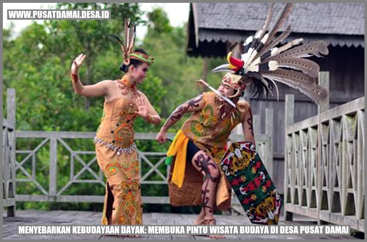 Gambar terkait dengan Menyebarkan Kebudayaan Dayak: Membuka Pintu Wisata Budaya di Desa Pusat Damai