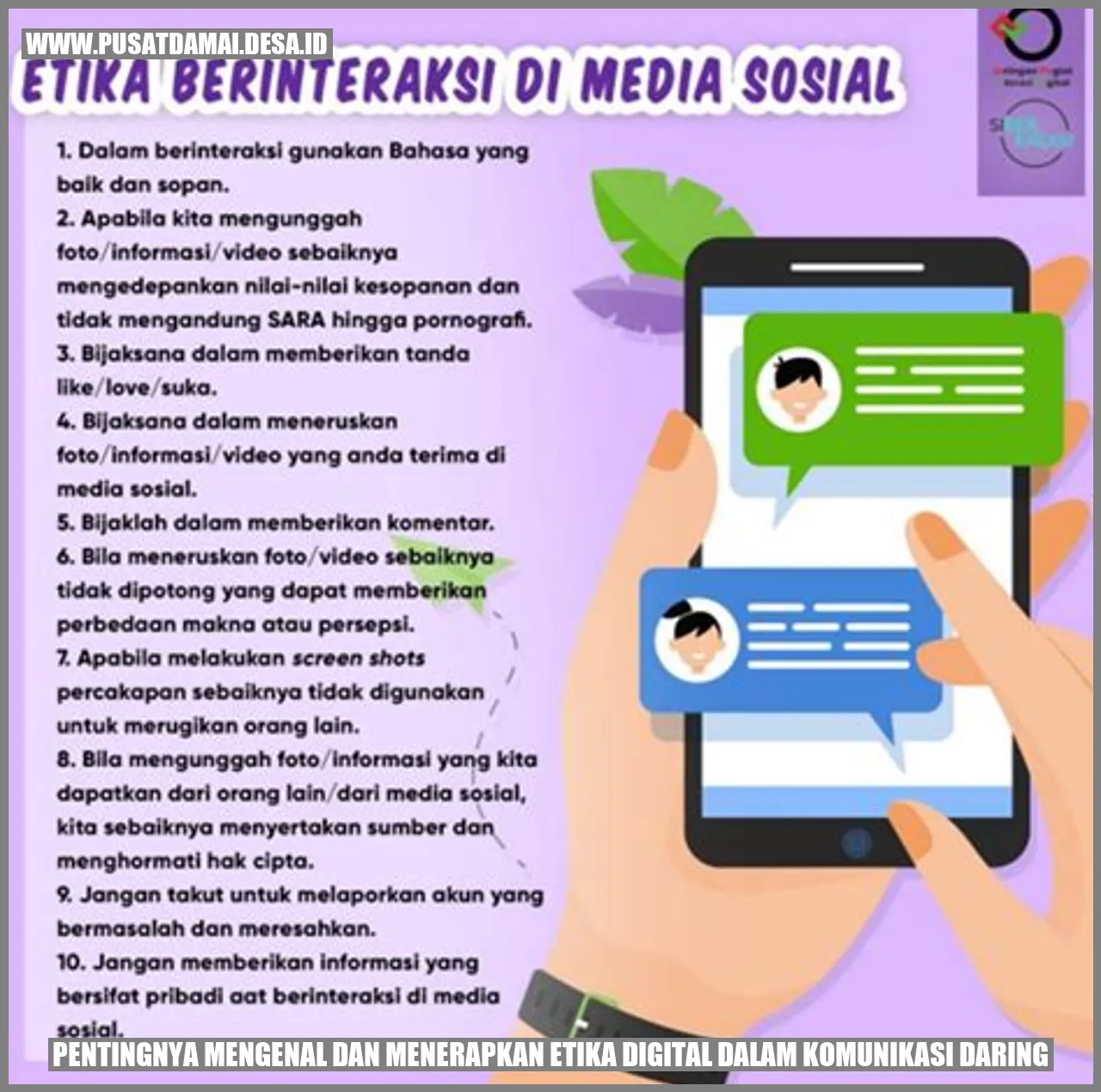 Pentingnya Mengenal dan Menerapkan Etika Digital dalam Komunikasi Daring