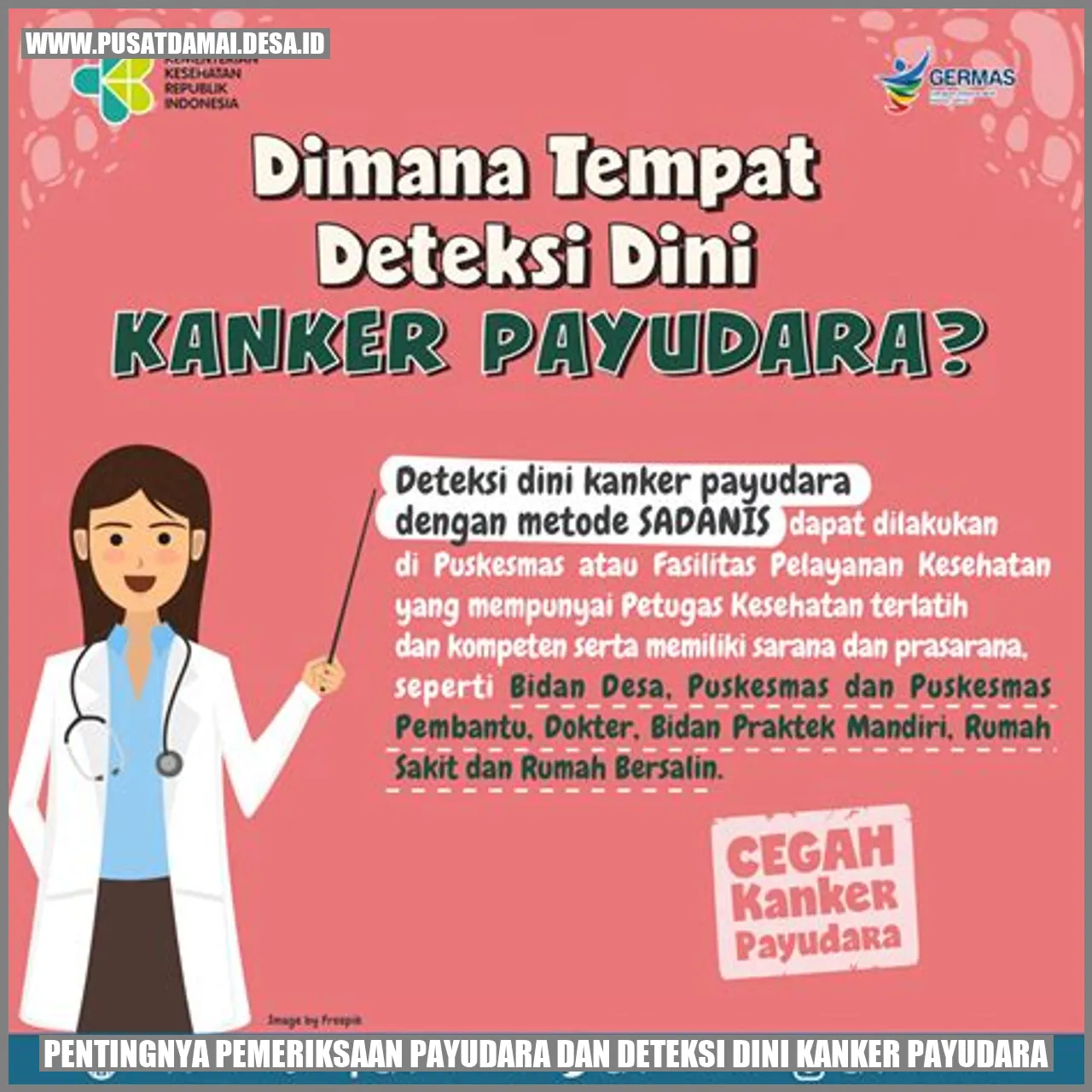 Pentingnya Pemeriksaan Payudara dan Deteksi Dini Kanker Payudara