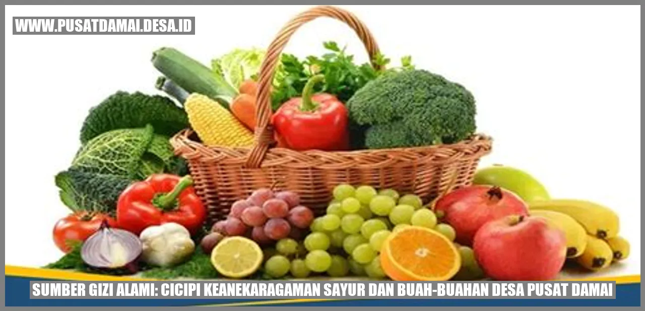 Gambar Sayur dan Buah-buahan