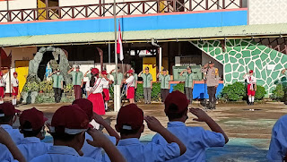 Di Pusat Damai Parindu Polisi Masuk Sekolah, Ini Pesannya